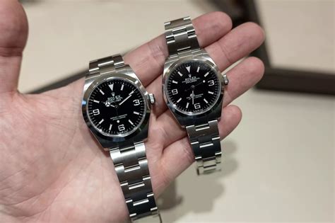 rolex 36mm explorer|Rolex explorer 36mm vs 40mm.